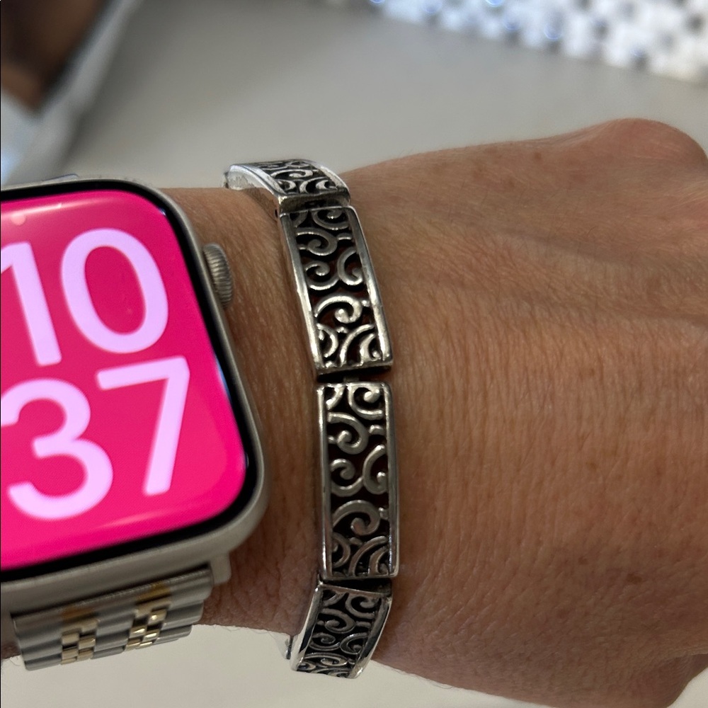 Brighton Silver Patterned Bracelet - image 6